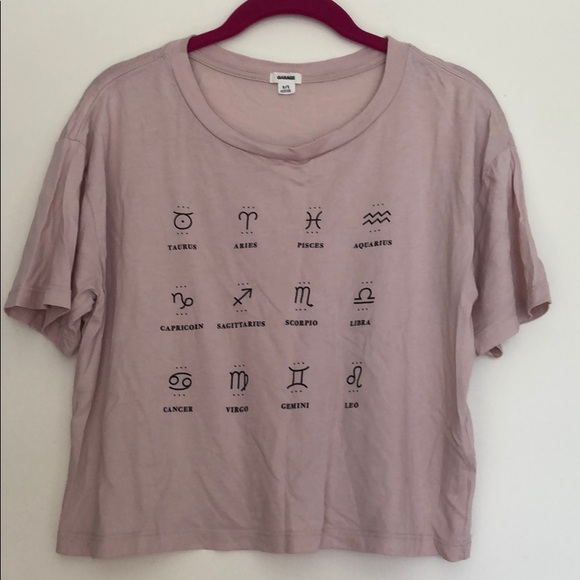 GARAGE Astrology Signs Top Shirt - Picture 1 of 5